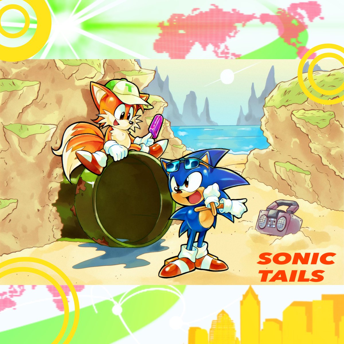 exitstarz's tweet photo. 🏖️🍦

#SonicTheHedgehog #sonic https://t.co/QWRysaflEW