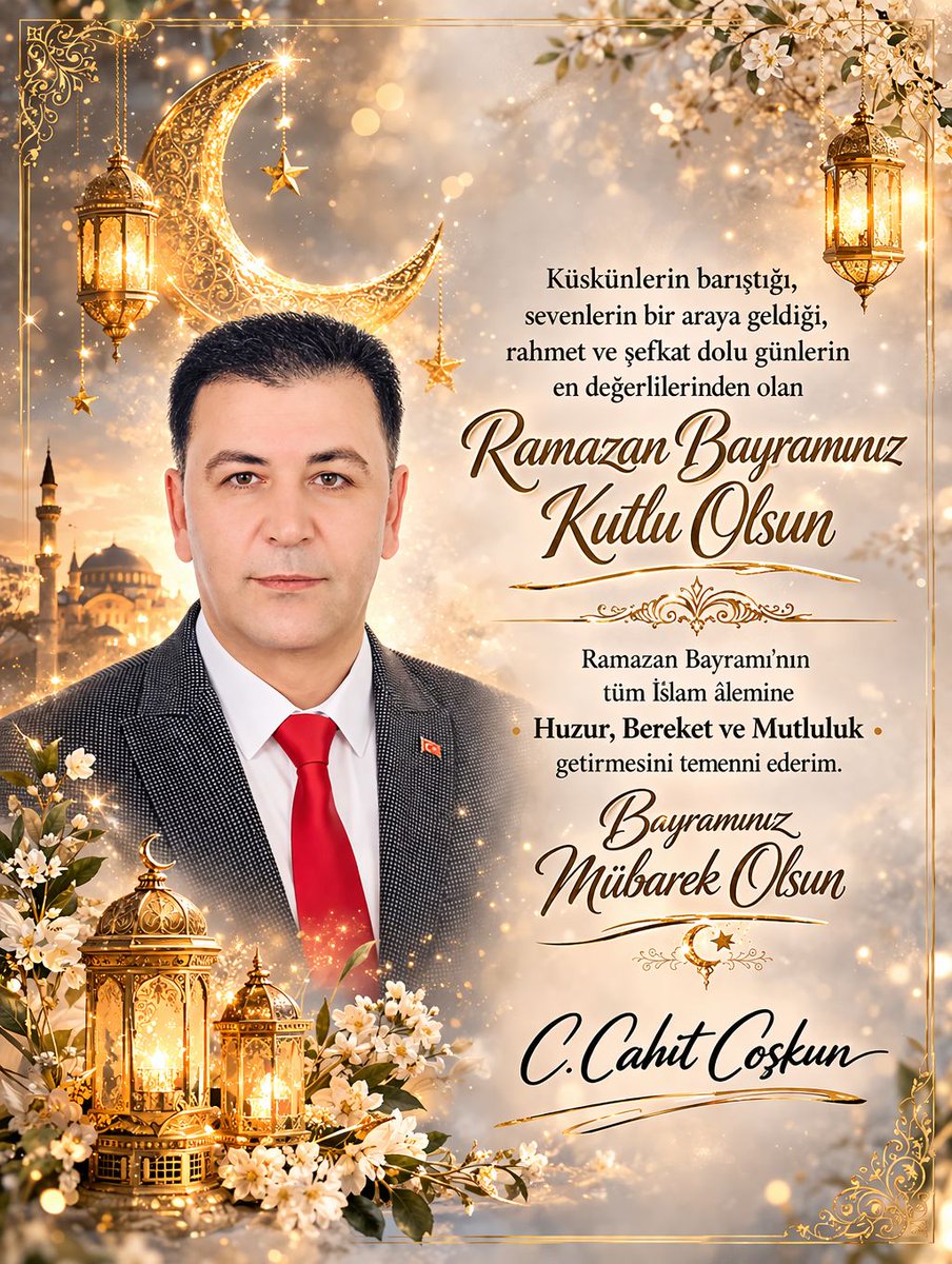 urfahaberhati's tweet photo. Mübarek Ramazan Bayramınızı en içten dileklerimle, kutlar, hayırlara vesile olmasını Cenabı Allah'tan dilerim.  Mübarek Ramazan Bayramının Ülkemize, Milletimize, Devletimize, Memleketimize ve Tüm İslam Alemine hayır, uğur, barış, huzur ve Mutluluk getirmesini temenni ederim. https://t.co/X78rvLjG1P