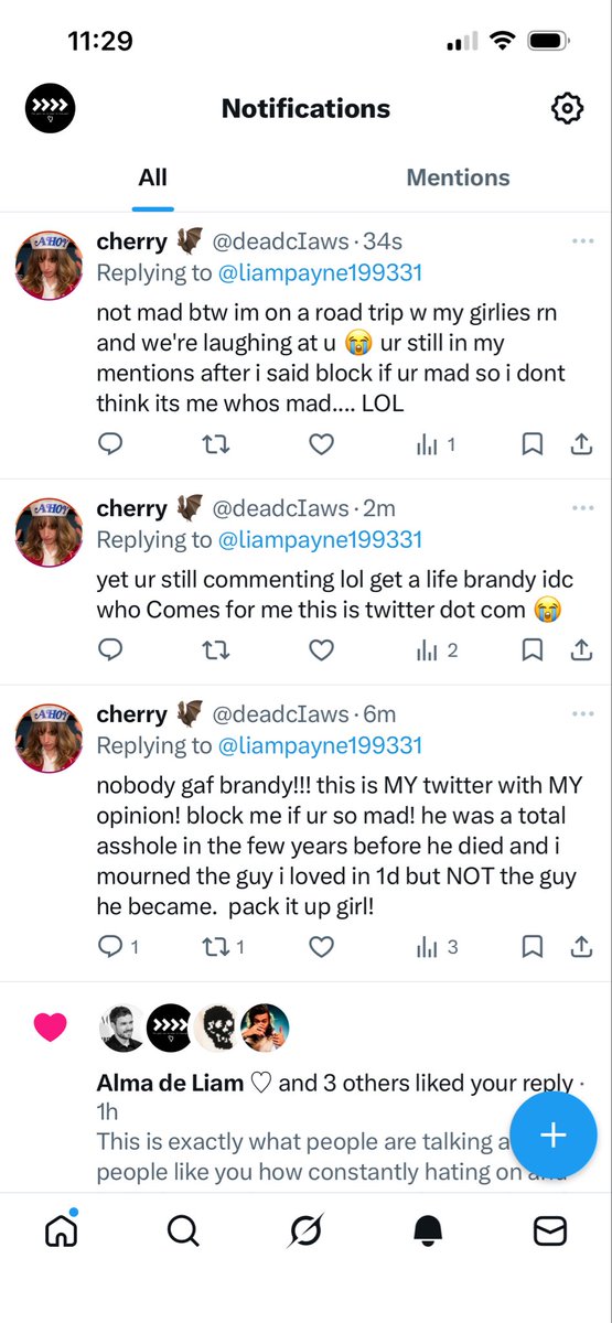 You can bully me all you want, laugh all you want. I’m not going anywhere I will keep calling you or any out who bullies these boys. You will never silence me. Good luck honey