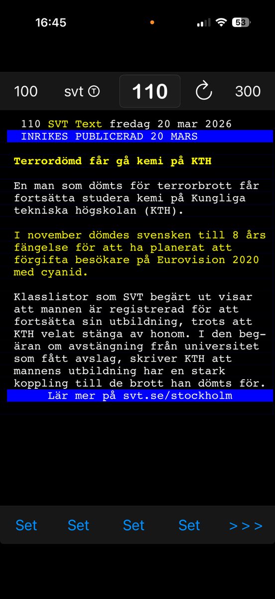 Haha! Påminn mig gärna om denna person INTE utfört något terrorbrott inom närmsta tio åren. Det här är ju bisarrt.