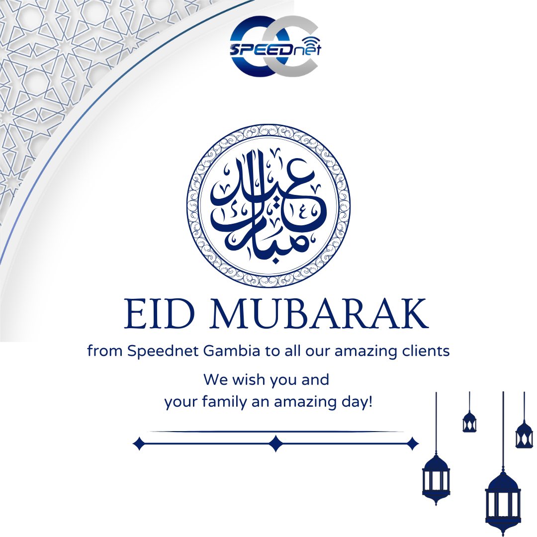 Eid Mubarak, SpeedNet fam! 🌙 

Wishing you a fast and furious celebration with seamless connectivity 

#StayConnected