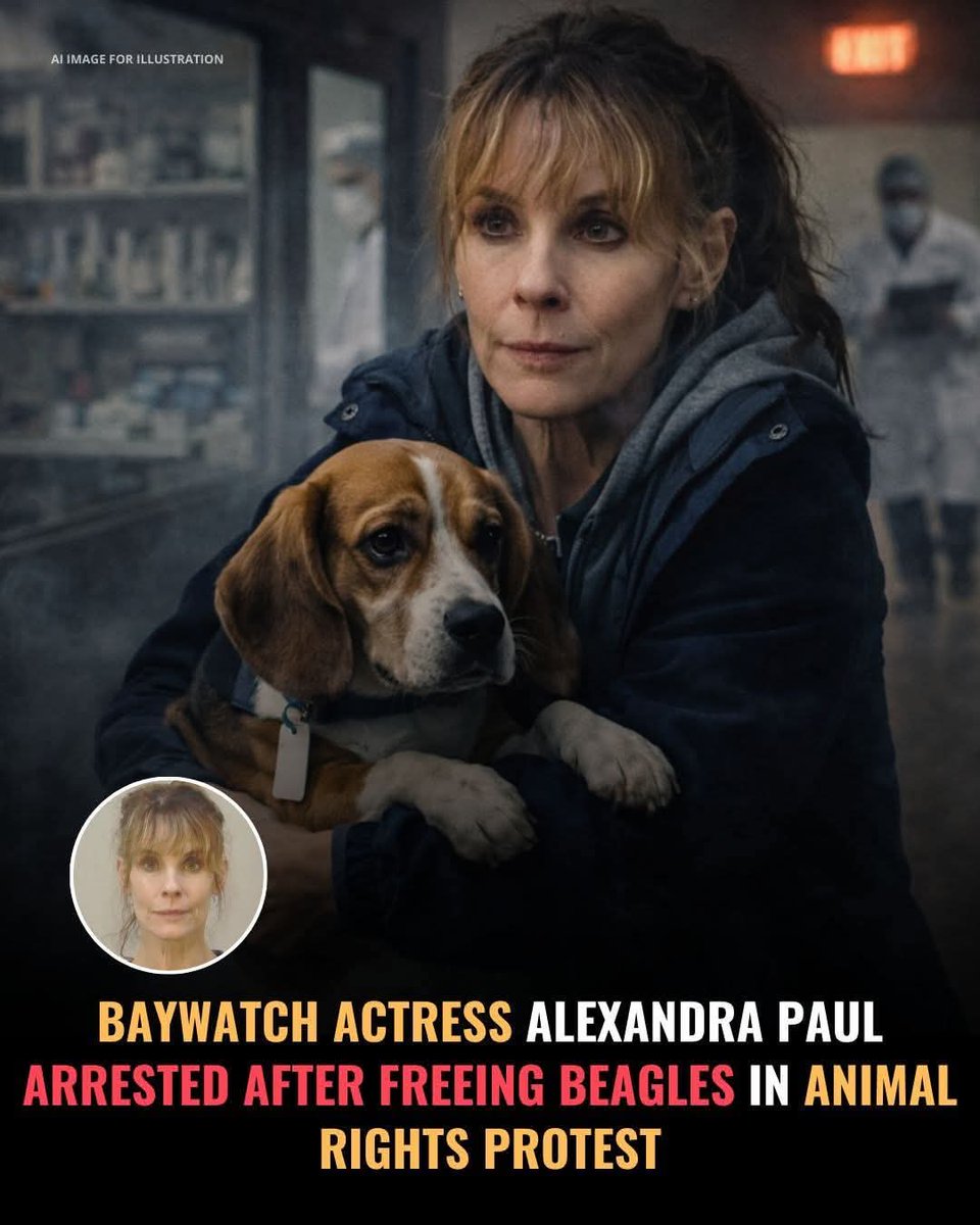🏆 #HERO 🐾🏆

L'actrice Alexandra Paul, 62 ans, a été arrêtée avec d'autres militants lors d'une manifestation pour les droits des animaux après être entrés dans un centre d'élevage de beagles destinés à l'expérimentation scientifique.

Cette femme a tout mon soutien 🙏💪✊