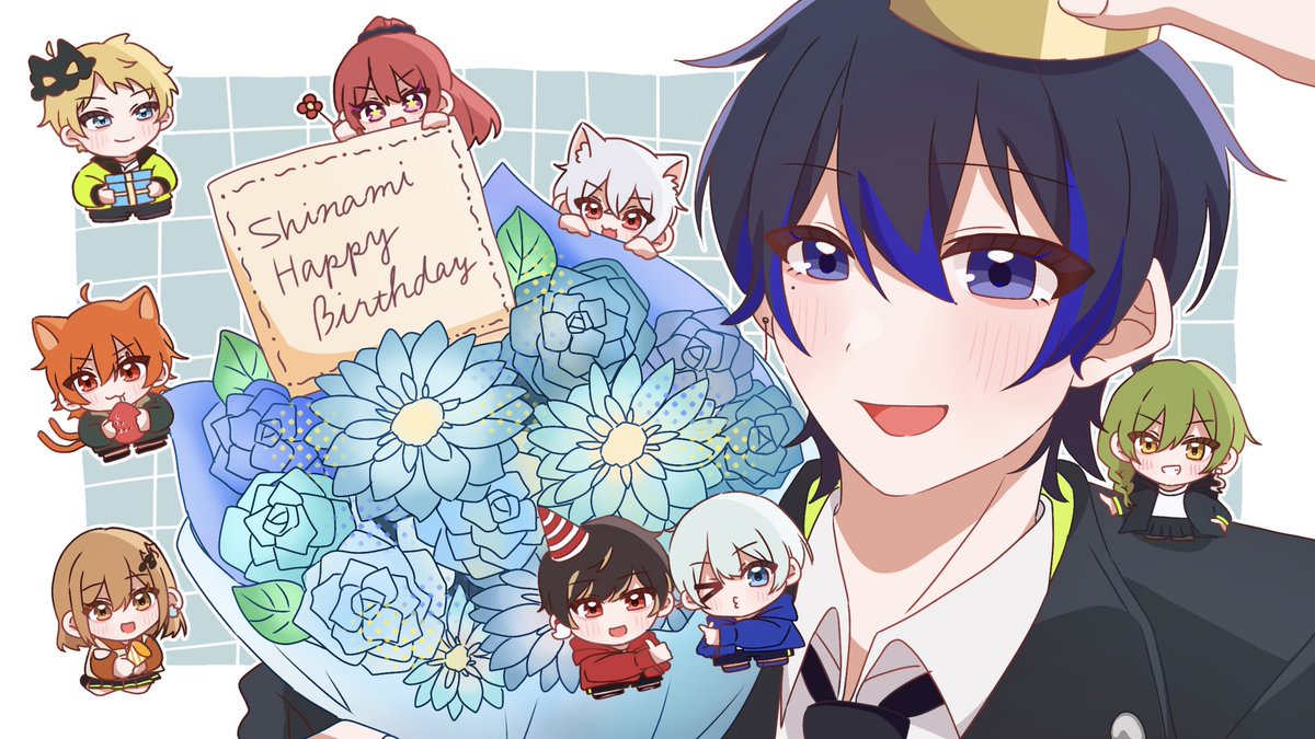 v17nr's tweet photo. お誕生日おめでとうございます🦉🔮
元気に笑顔溢れた日々を過ごせますように💠
#shinart https://t.co/DcT4bRSnAt