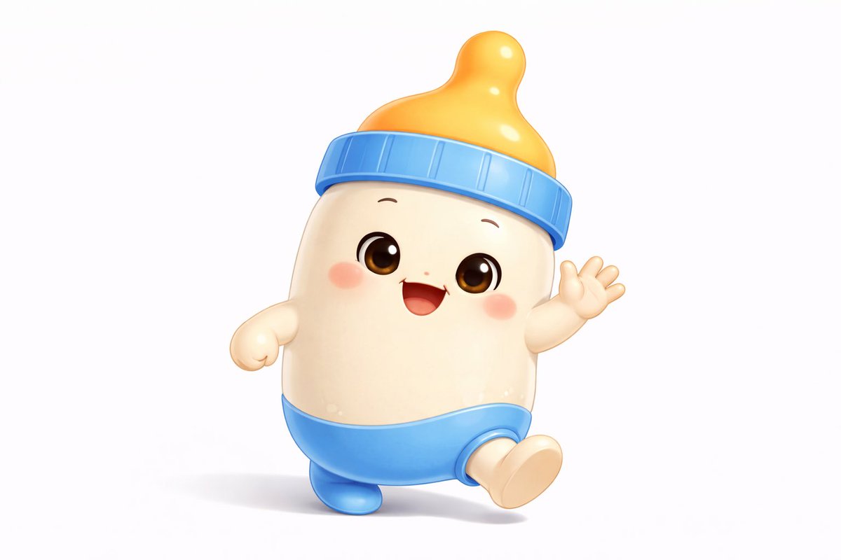bottle_btc's tweet photo. If a baby bottle could walk… maybe it looks like this? 🍼👀

Not gonna lie, this one’s way too cute 😭  
Now I need a name for it—

Any ideas? 👇

#CuteCharacter #IPDesign $BOTT https://t.co/6cHY6qKUWI