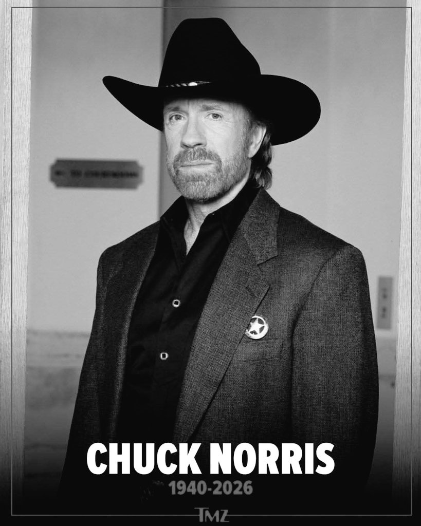 Chuck Norris brought martial arts and the warmth of his character to millions around the world.

RIP Chuck Norris 🕊
