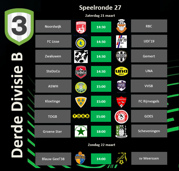 Derde Divisie tweet media