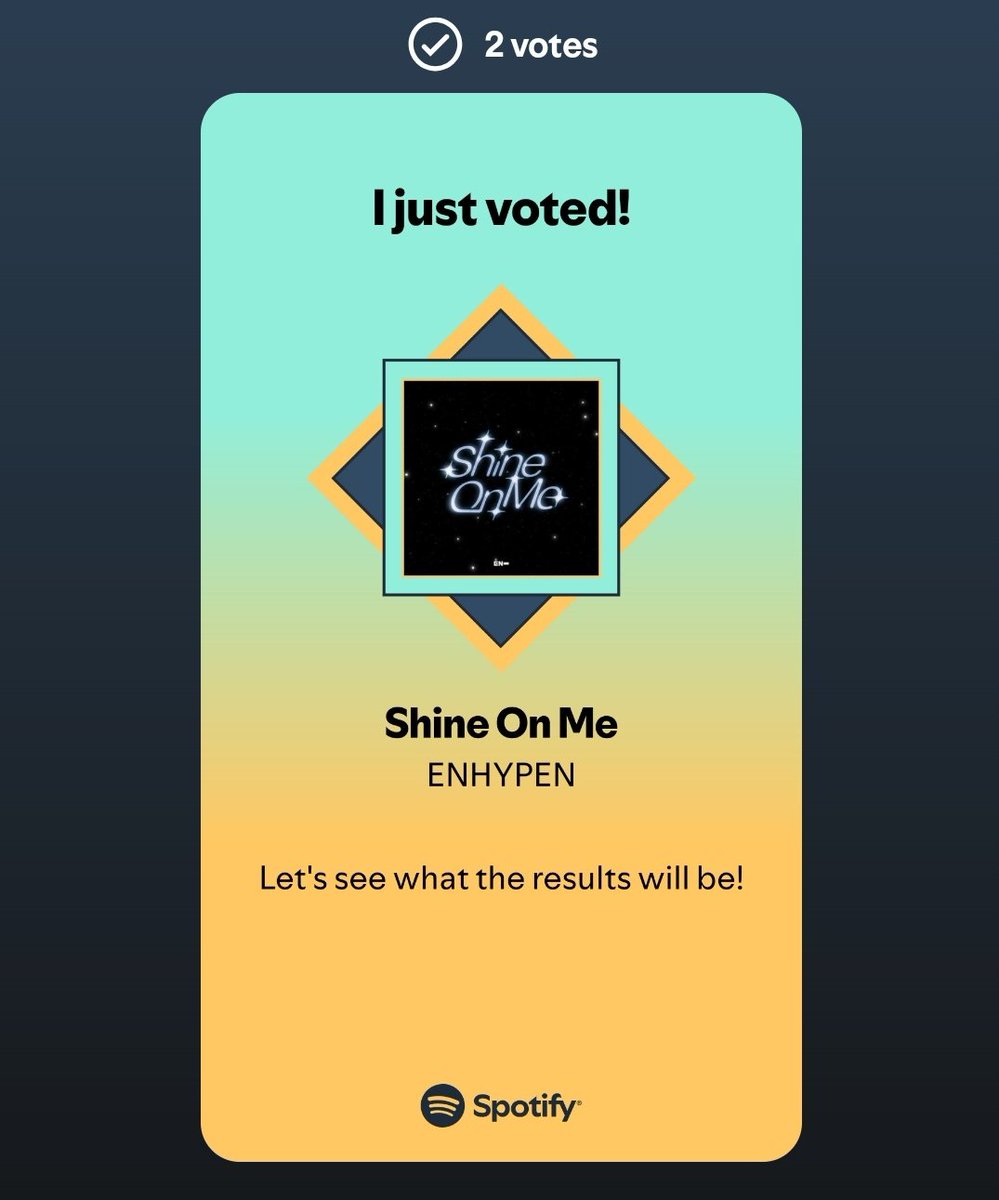 ENGENEs remember to vote for ENHYPEN on "Best of Listeners Choice – International" for Music Awards Japan 2026. Voting ends on April 8th and 30 nominees will be selected.

🔗:open.spotify.com/playlist/37i9d…