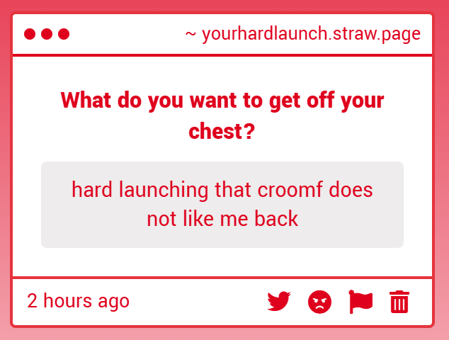 yourhardlaunch tweet picture