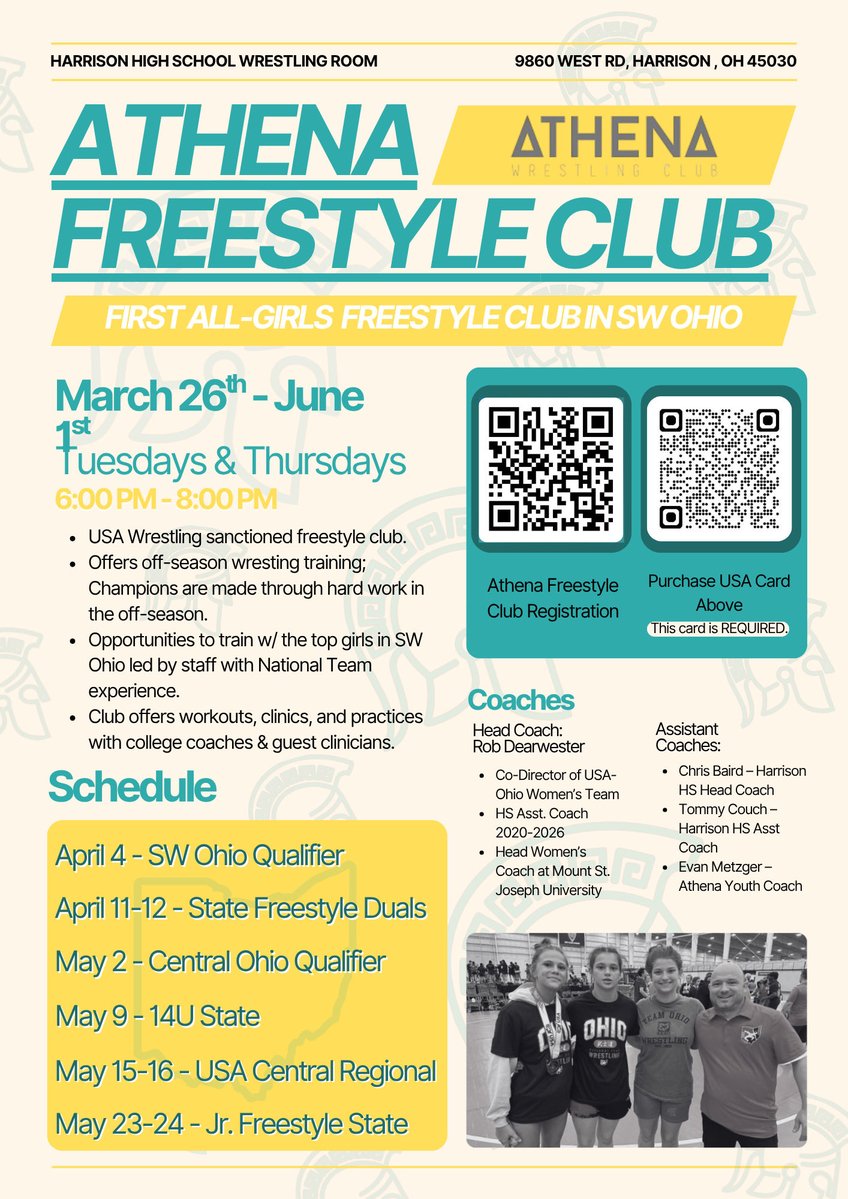 HarrisonGirlsWrestling tweet media