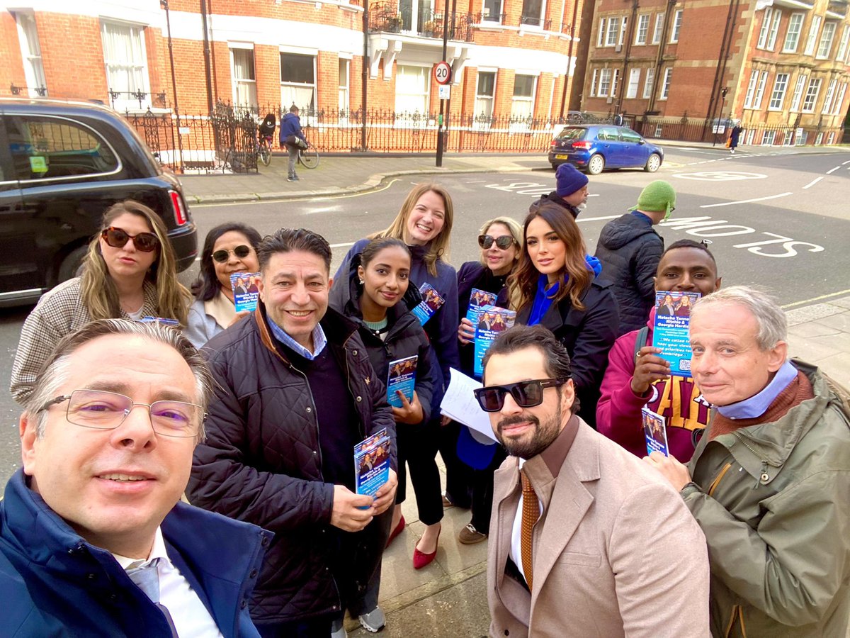 IsratSGGP's tweet image. Out in Pembridge ward this morning canvassing for @NatachaTannous alongside MP @Katie_Lam_MP 
Local elections are won on the ground — great to be out with a brilliant team fighting for a stronger community. Get out and vote Natacha this May. 🇬🇧
#VoteConservative #Pembridge