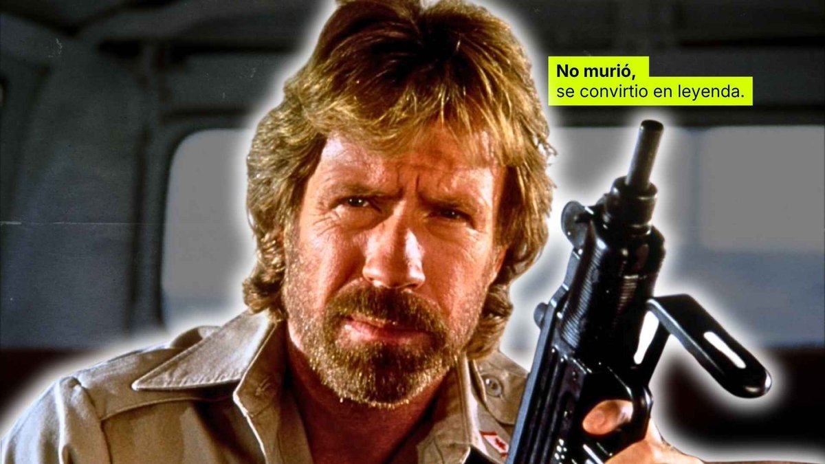 Los_Bonobos_'s tweet photo. Chuck Norris: No murió, se convirtio en leyenda. - Los Bonobos https://t.co/WnJTtXCRC8  #chucknorris https://t.co/epc3GQjnUA
