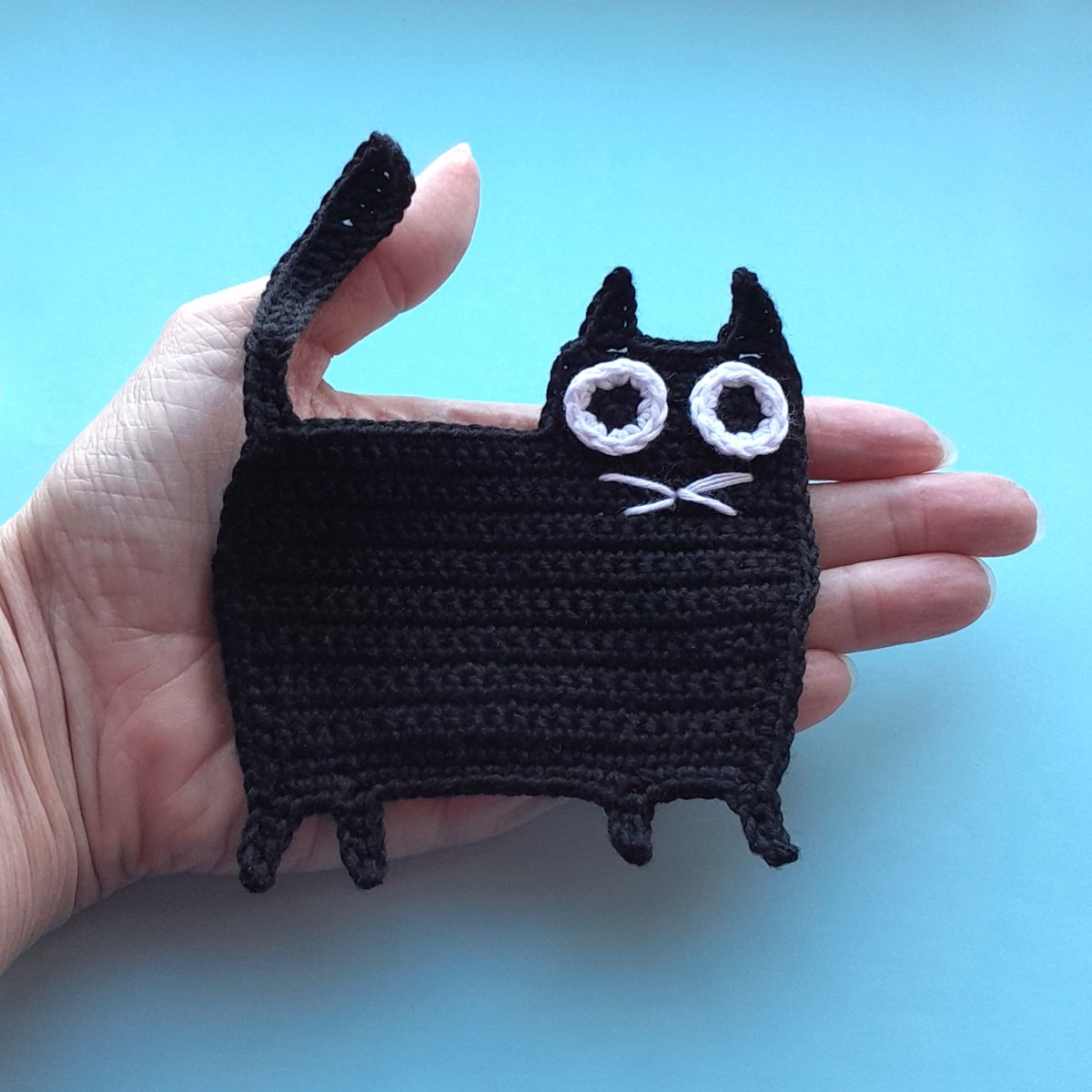 Crochet Cat Applique Pattern    
taty-crochet.blogspot.com/2024/12/croche…

#Etsy #EtsyShop #EtsySeller #EtsySocial #crochet #GrannySquarePattern #crochetpattern #CrochetPatterns #grannysquare #grannysquares #crocheter #crocheting #crochetideas #crochetcat #crochetapplicque