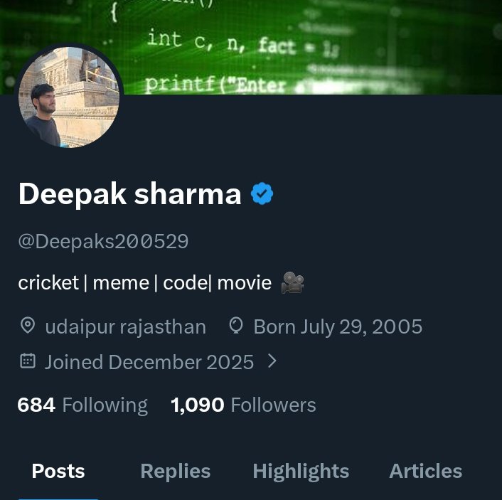 Deepak sharma tweet media