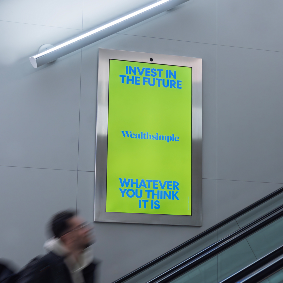 AbconMedia's tweet photo. Sequential storytelling at its best. 📈

We helped @Wealthsimple take over the iconic Billy Bishop Airport tunnel with this digital-out-of-home execution. Using one of Canada’s longest escalator rides to tell a story, one screen at a time. ✈️🐢

#DOOH #Advertising #Toronto #YTZ https://t.co/qswKo19ME4