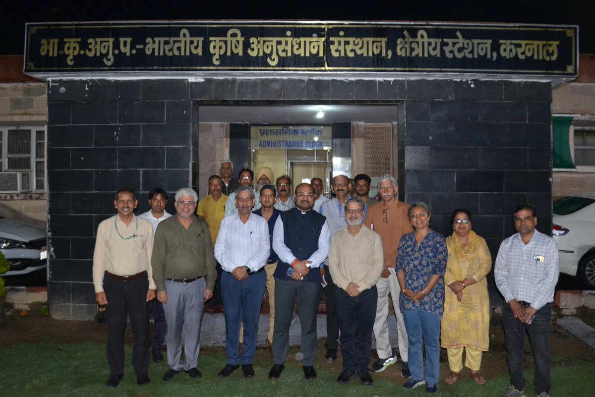 icarindia's tweet image. Dr. M. L. Jat, Secretary, DARE &amp;amp; Director General, ICAR, Visits ICAR-IARI, Regional Centre, Karnal. #icar #sugarcane @AgriGoI @ChouhanShivraj @PIB_India