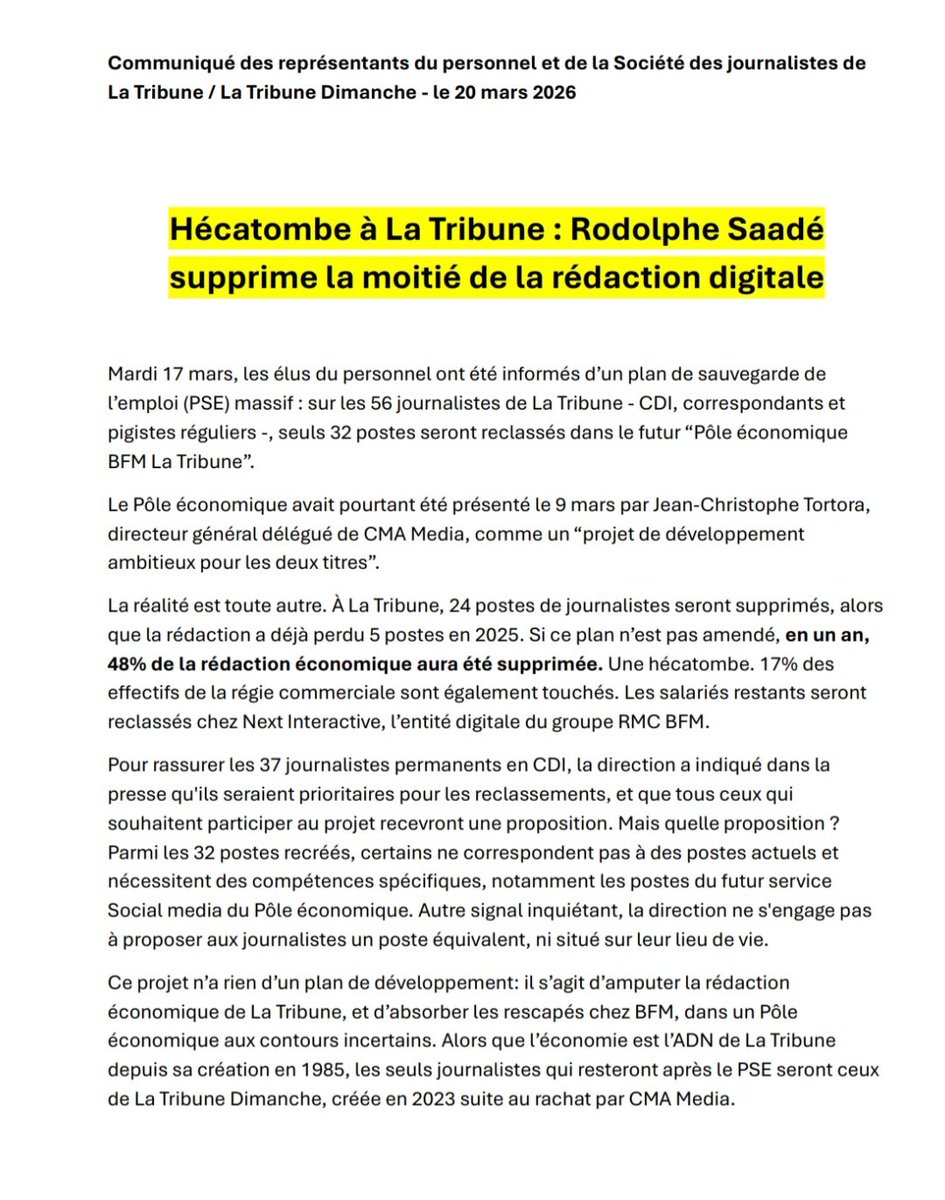 SDJ de La Tribune tweet media