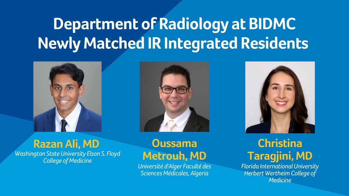 BIDMC Department of Radiology tweet media