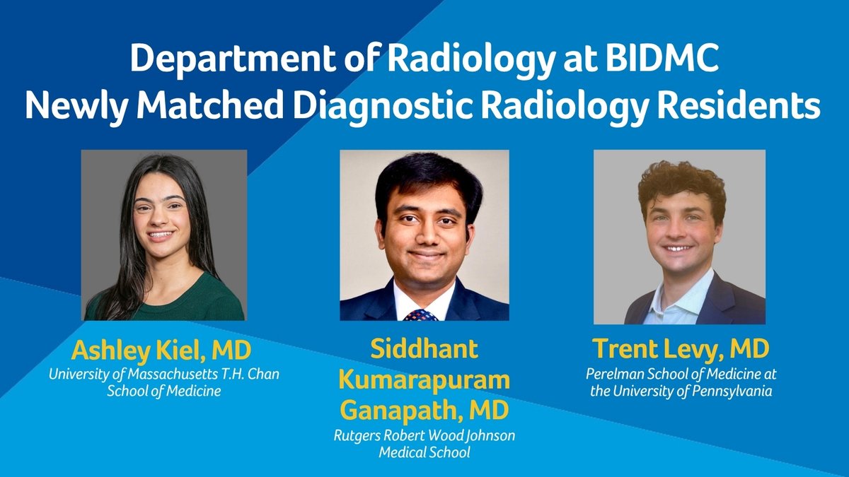 BIDMC Department of Radiology tweet media