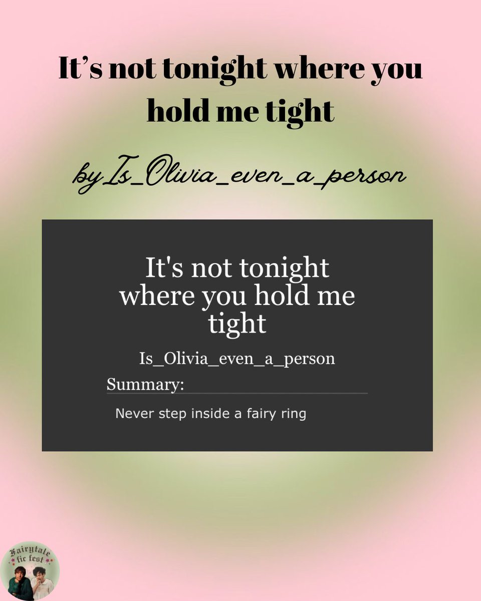 Fairytale Fic Fest 🧚♀️ tweet media