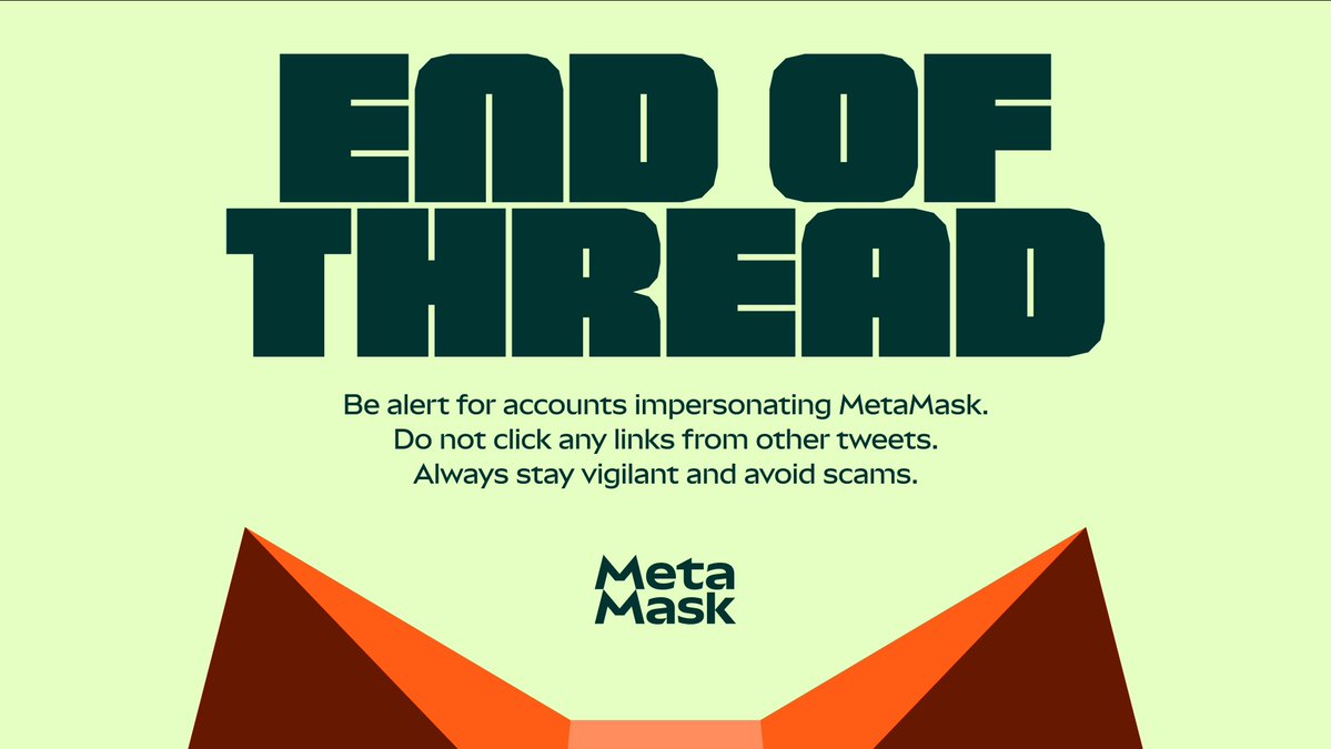 MetaMask 🦊 tweet media