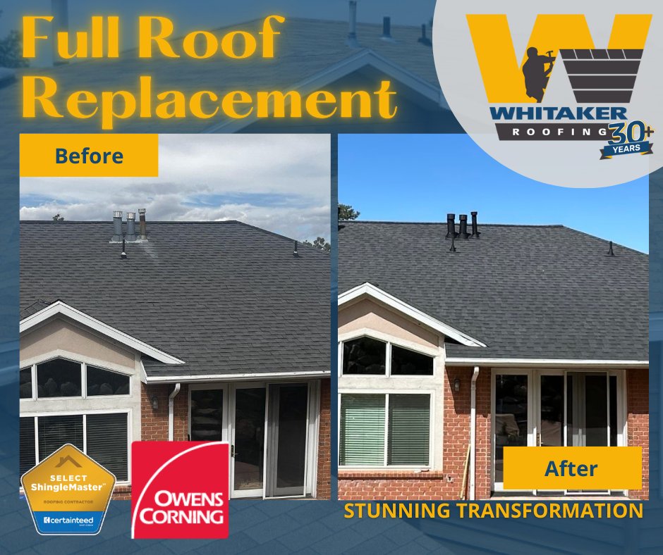 whitakerroofing's tweet photo. From Worn Out to Watertight — Another Roof Transformation! 

There’s nothing better than seeing a roof go from tired and weathered to strong, clean, and built to last.
Call today (801) https://t.co/qUCyPduFbU

#RoofingDoneRight #BeforeAndAfter #RoofReplacement #UtahRoofing https://t.co/lBP1tQISYX