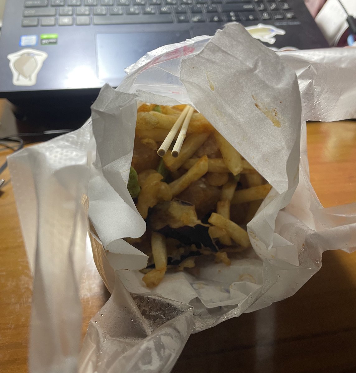 我要跟我的鹽酥雞來一場唾液上的激情運動