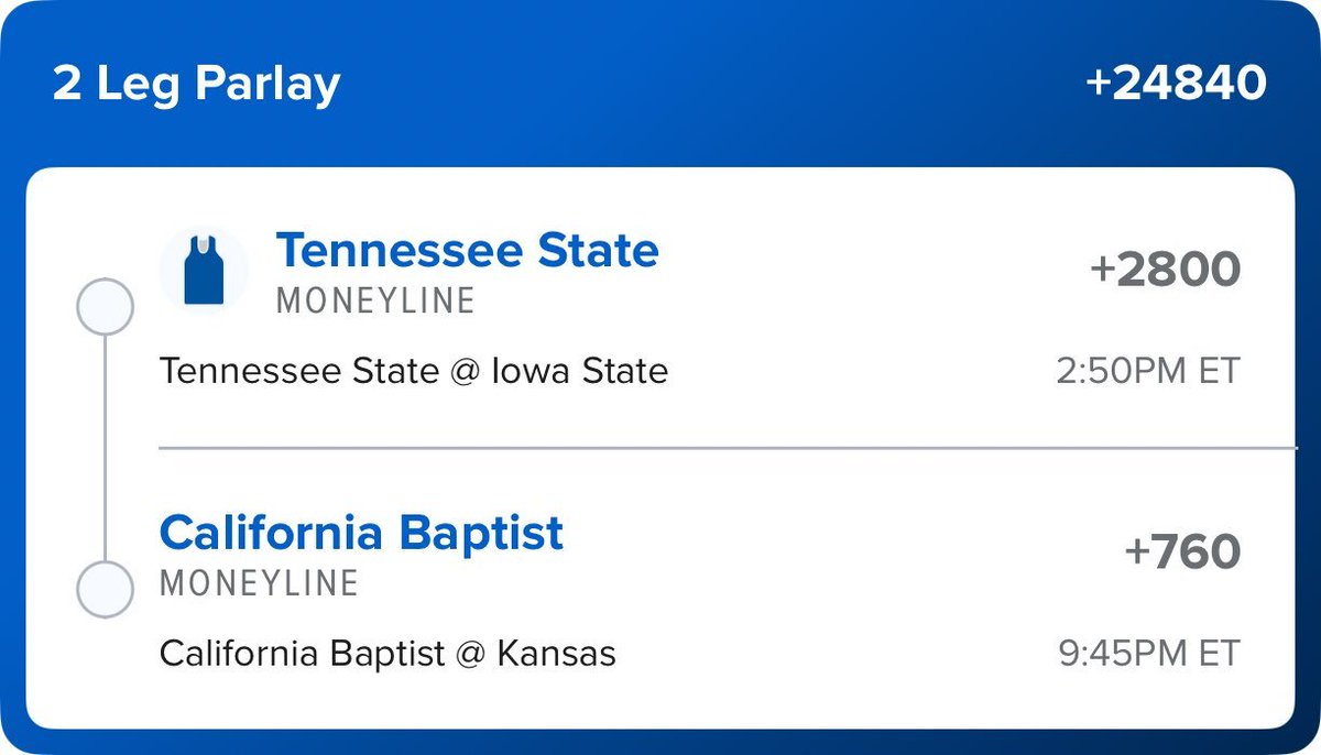 MM_Parlays's tweet photo. MARCH MADNESS FRIDAYS 🤑

#Gambling𝕏 #Fandual #NCAAM #MarchMadness

Free Discord: https://t.co/ddaZsYoPbj https://t.co/pc7jncIvp6