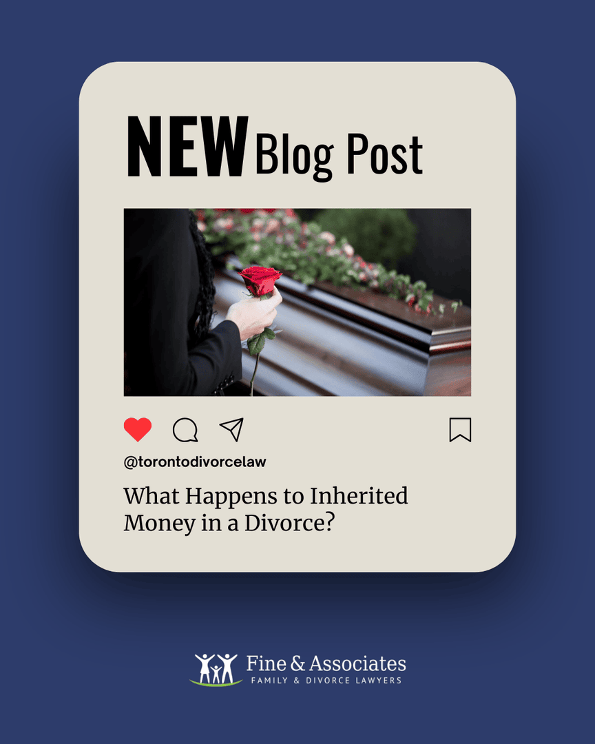 Toronto_Divorce's tweet photo. In Ontario, inherited money can be excluded from property division, but only if it’s properly documented and kept separate. Once it’s mixed with joint finances or used toward the matrimonial home, it may become part of the assets that get divided.

🔗 https://t.co/wkyKXa3hzO https://t.co/xbiM1pBaEn
