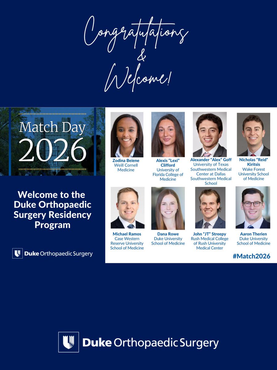 Duke Orthopaedics tweet media