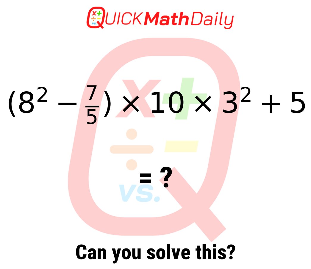 Quick Math Daily Brain Boost 🧠 tweet media