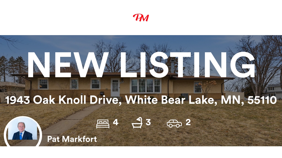 PatMarkfort's tweet photo. My latest listing
🛌 4 🛀 3 🚘 2
📍 1943 Oak Knoll Drive, White Bear Lake, MN, 55110

Full details here > https://t.co/CB5YZyiuo1 <
.
.
.
.
#realestate #homeselling #homebuying #homesellers #homebuyers #homeseller #homebuyer #realestate #ratemyagent #LPTRealty https://t.co/FzUKSDtBLF