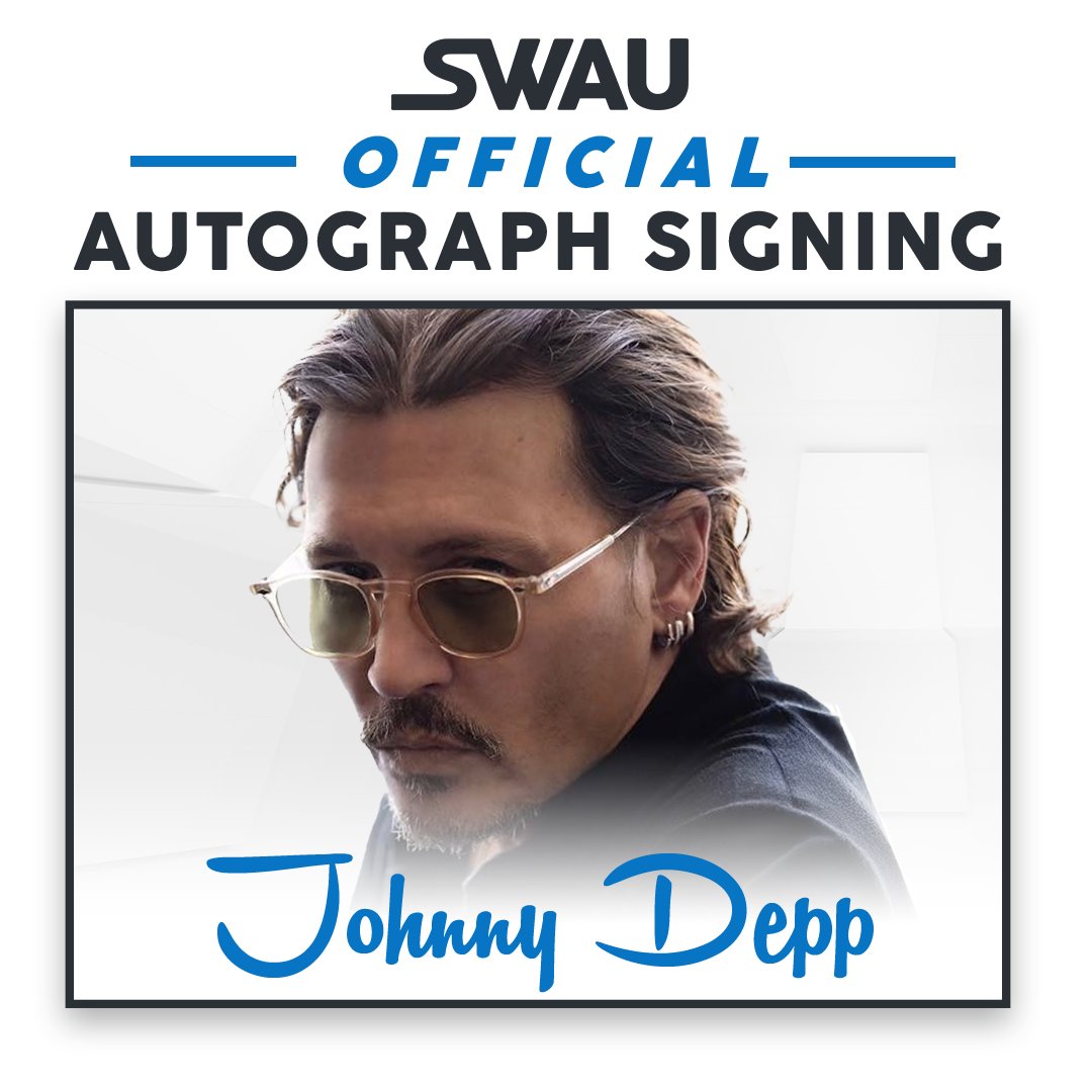 Great news! Legendary actor, Johnny Depp, is to sign for SWAU!

Johnny Depp is an acclaimed actor and producer known for his transformative and often unconventional performances across film. He rose to prominence with Edward Scissorhands and went on to achieve global fame as