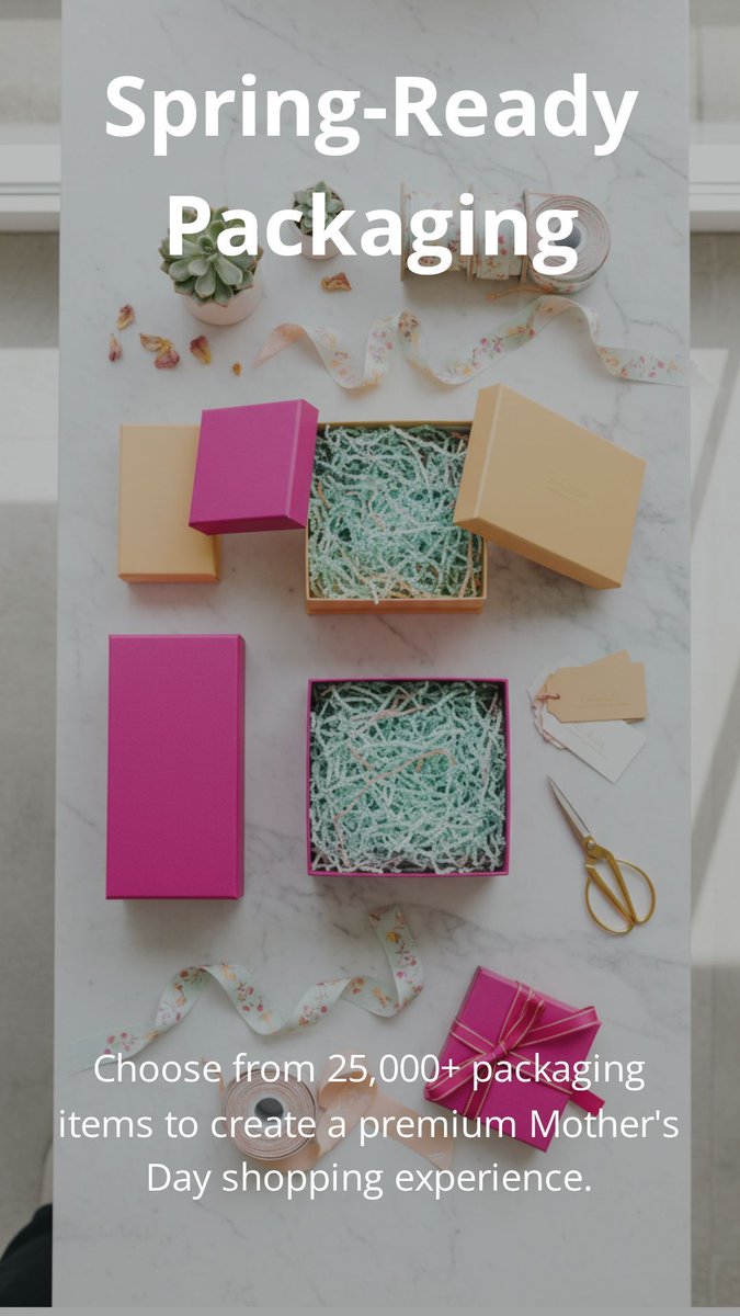 boxandwrap's tweet image. 🌼📦 Fresh colors, premium presentation.

These spring‑ready boxes, ribbons, and fillers bring a polished, boutique feel to your Mother’s Day merchandising.

#SpringPackaging #MothersDayPrep #GiftWrapSupplies #BoutiqueDisplays #PastelAesthetic #SeasonalMerchandising