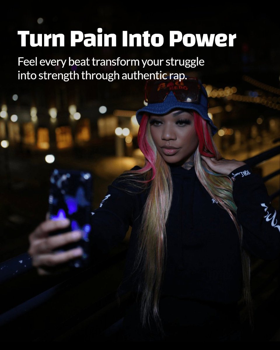 DESTINEELYNNFGM's tweet photo. What's your pain turned into power story?
Music isn't just sound—it's healing. Each beat carries the pain we've faced and changes it into strength. That's #AuthenticRap, where every lyric is a step from struggle to power. #destineelynn #destineelynnfgm #newmusic #newhit #rap https://t.co/PAf57sacrX