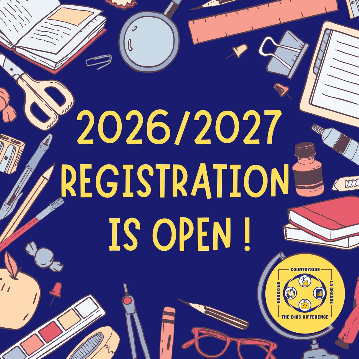 Registration for next year is open! Find everything you need to know at d105.net/registration