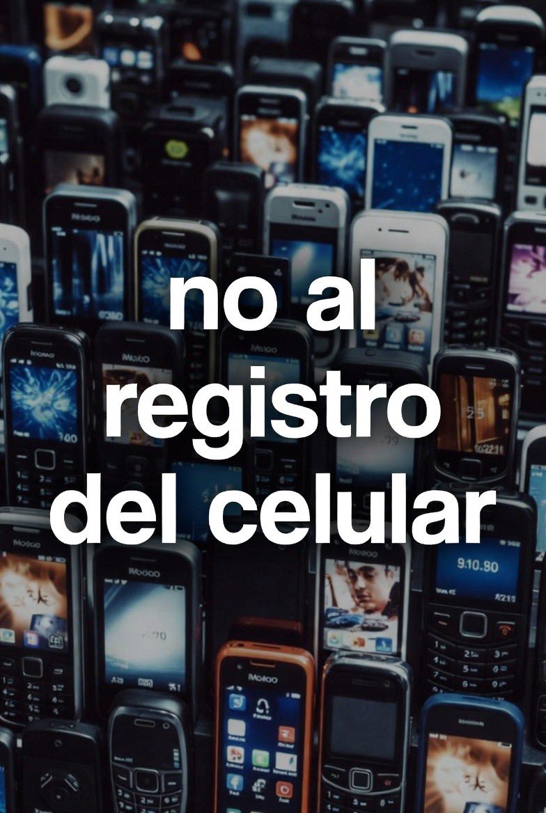 El 90% NO ha registrado su celular… si tú eres uno de esos  ¡¡ bien hecho !!