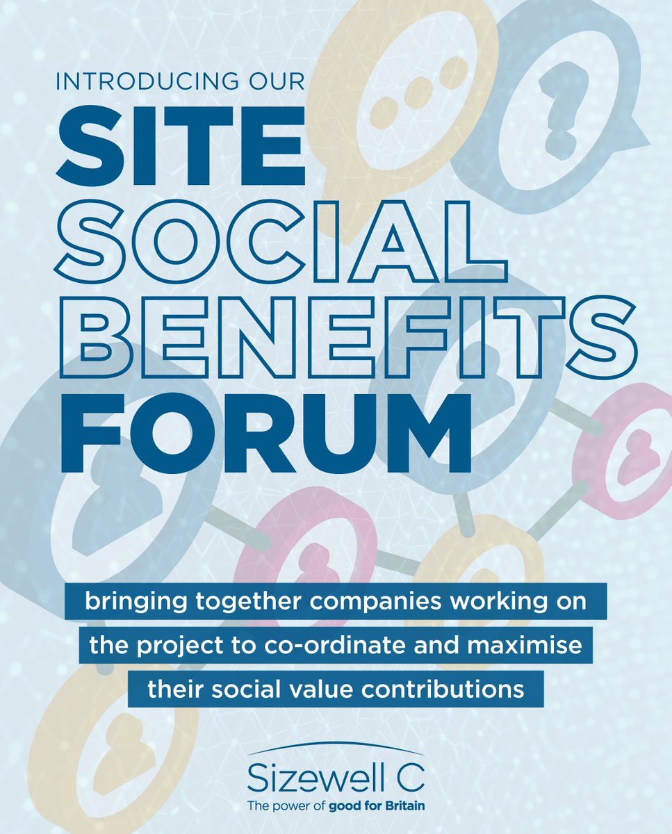 sizewellc's tweet image. 🫶More than a dozen Sizewell C suppliers have joined our new Site Social Benefits Forum to provide practical support to good local causes. 

⬇️Click below for more info: spkle.io/6017QVh

#SizewellC #PowerOfGood #Suffolk