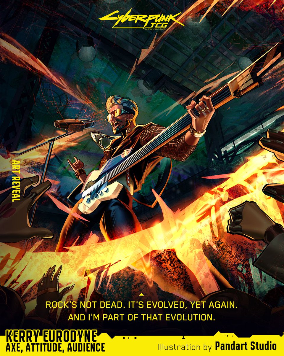 Cyberpunk Trading Card Game tweet media