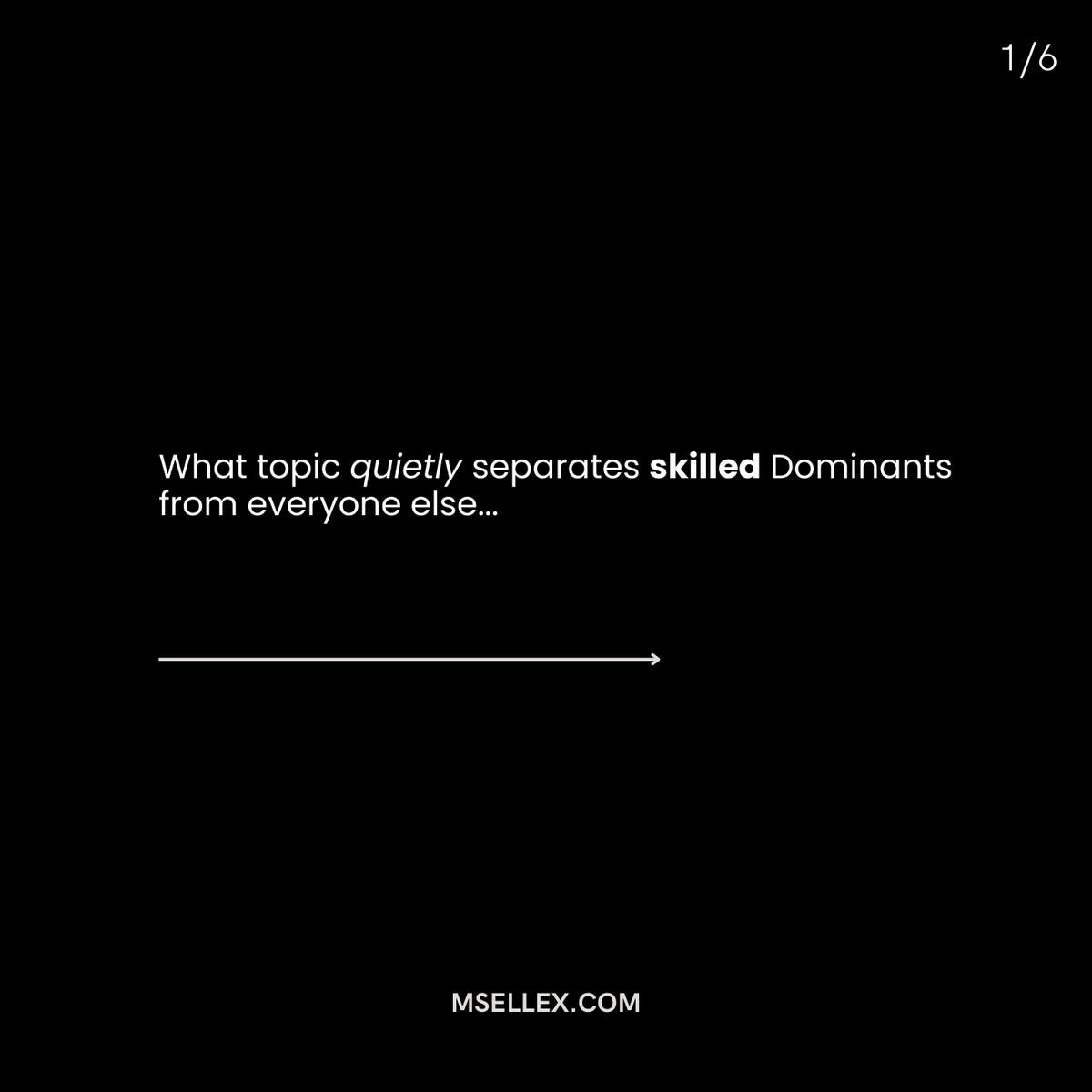 thewisedomme's tweet photo. What quietly separates skilled Dominants from everyone else?
Join me at the Dom/dun dynamics free online summit you can register for the free event, and I'll tell you.
Link in bio.
#bdsmeducation #domsubdynamics #summit #msellex #eroticintelligence https://t.co/HjMoqEzd3D