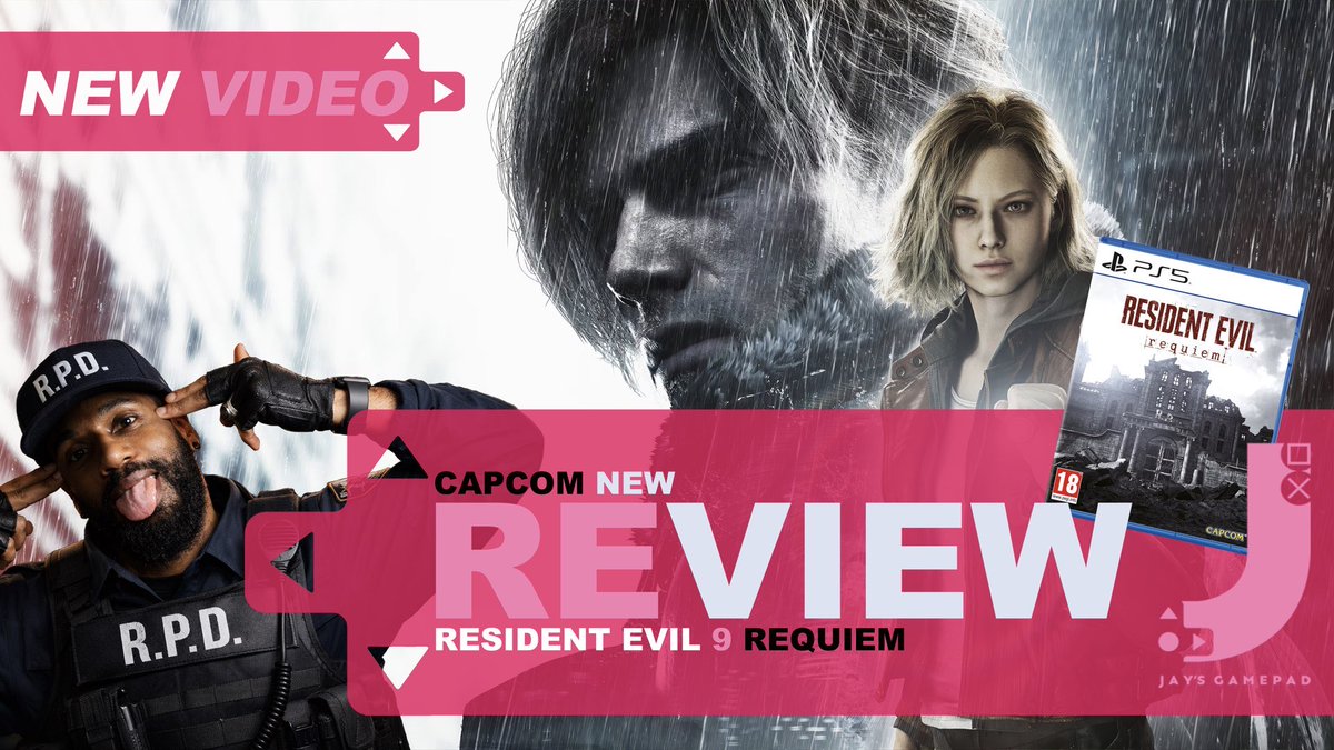 jaysgamepad's tweet photo. RESIDENT EVIL 9 REQUIEM 🧟 REVIEW 🎮😎🎙️ WHAT ARE YOU WAITING FOR? 7PM OVER ON JAYSGAMEPAD YOUTUBE CHANNEL… https://t.co/W8lqk2DZHw
🧟 
🧟‍♀️ 
🧟‍♂️ 
@PlayStation @CapcomUSA_ @ResidentEvil @RE_Games #ResidentEvilRequiem #RE9 #ResidentEvil #capcom #playstation https://t.co/eJxfKVBQEM