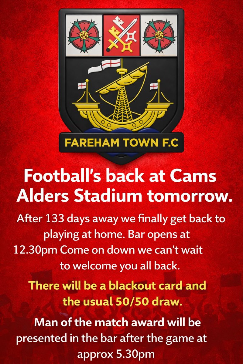 Fareham Town FC tweet media