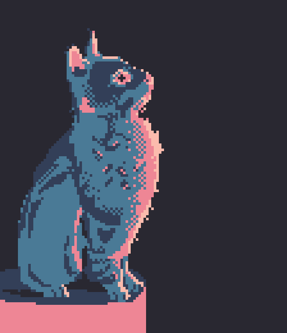tozatsa's tweet photo. trying out color palettes #pixelart https://t.co/h6ydHwpOsP