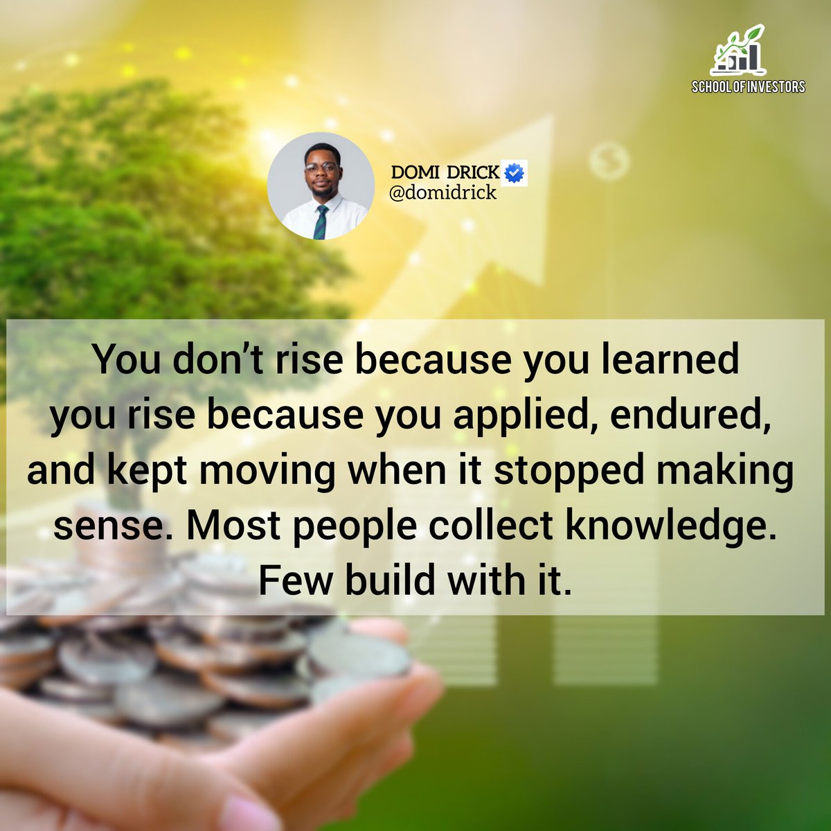 domidrick's tweet photo. Follow the SCHOOL OF INVESTORS channel on WhatsApp: https://t.co/E0pbtALtOG https://t.co/gwLVG092dd
