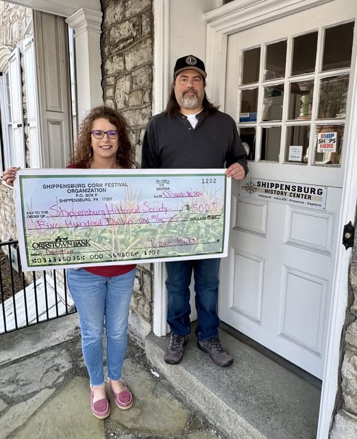 ShipHistory's tweet photo. Thank you Shippensburg Corn Festival for the $500.00 sponsorship for archival supplies! We appreciate your support!! https://t.co/uCGAEdE5LN