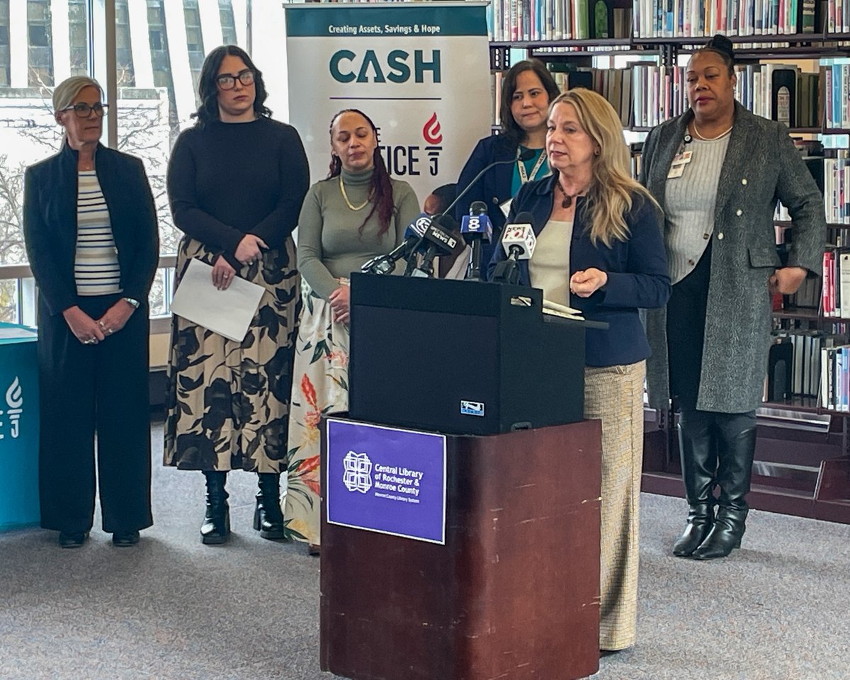OTDA joined with Empire Justice Center and Rochester area elected officials to highlight the State's recently expanded child tax credit and remind those eligible that there is still time to get free income tax assistance in Rochester and Monroe County.

otda.ny.gov/programs/empir…