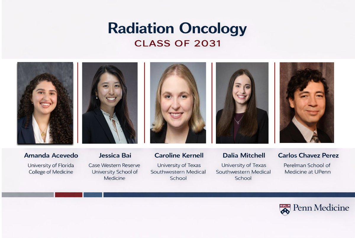Penn Radiation Oncology Residency tweet media