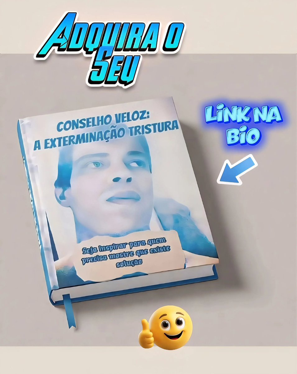 GlauberHeavy's tweet photo. Conselho Veloz: A Exterminação Tristura (E-Book/PDF) 

https://t.co/SHbFo04VHP

#conselhovelozaexterminaçãotristura #ebook #pdf #livrodigital #shopping 

☝🏻LINK ACIMA "APROVEITE" https://t.co/UeefkY1LQb