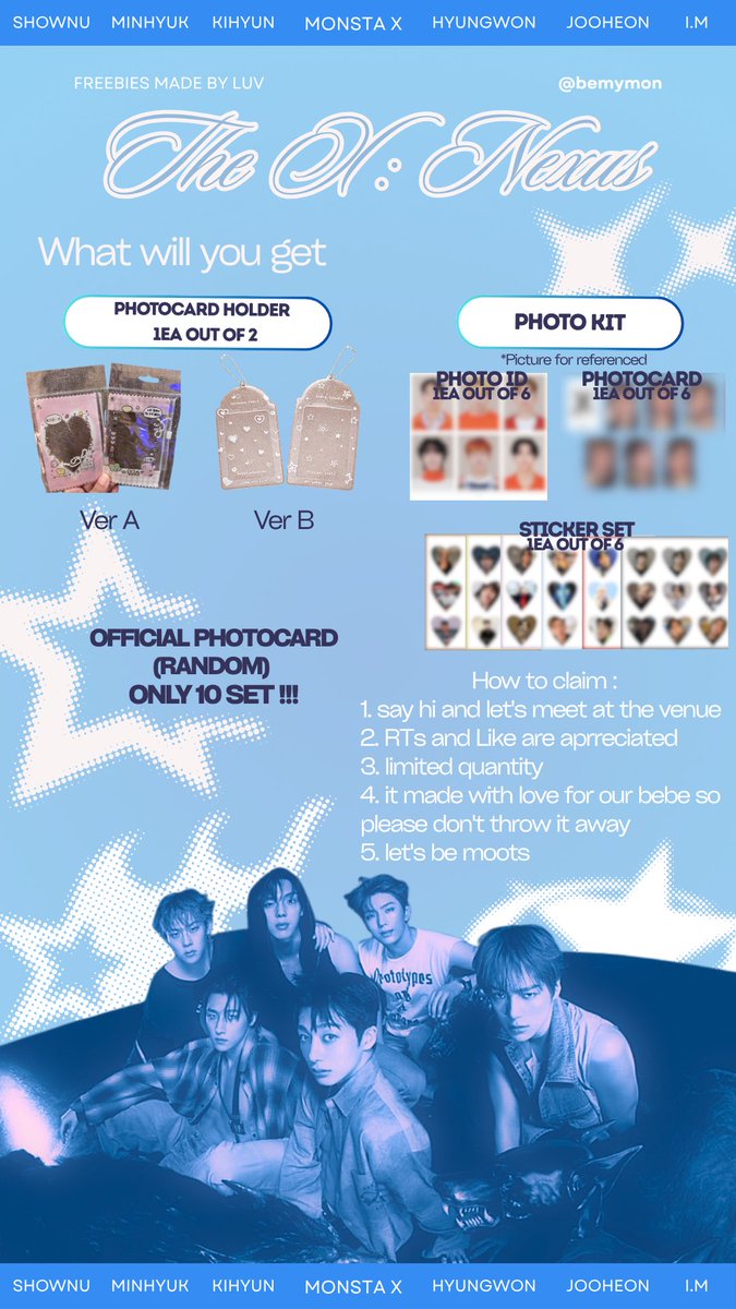 bemymon's tweet photo. 𝑀𝑜𝓃𝓈𝓉𝒶 𝒳 𝒯𝒽𝑒 𝒳 : 𝒩𝑒𝓍𝓊𝓈 𝒾𝓃 𝒥𝒶𝓀𝒶𝓇𝓉𝒶

♡˘̈ The Kasablanka Hall 
♡˘̈ 18 April 2026

🔵 limited qty 

More details check the poster below
Rt &amp; likes are apreeciated

𝑀̴𝑎̴𝑑̴𝑒̴ 𝑤̴𝑖̴𝑡̴ℎ̴ 𝑙̴𝑜̴𝑣̴𝑒̴ 𝑏̴𝑦̴ 𝑏̴𝑒̴𝑚̴𝑦̴𝑚̴𝑜̴𝑛̴

#MONSTAX_THEX_NEXUS_JKT https://t.co/oY8KsXA2R2