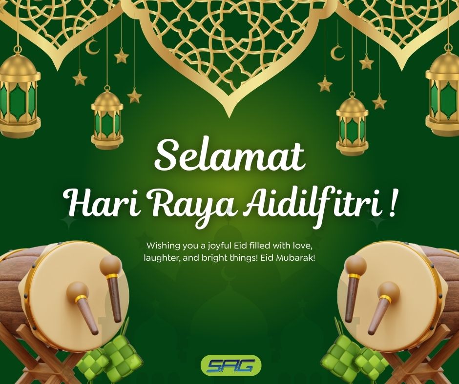 SagtecGroup's tweet photo. 🌙✨ From all of us at SAGTEC Global, we wish you a joyous Hari Raya Aidilfitri. May this season of renewal bring peace, gratitude, and success. #HariRaya2026 #SelamatHariRaya #SAGTECgreetings https://t.co/WJ0lohqGpU
