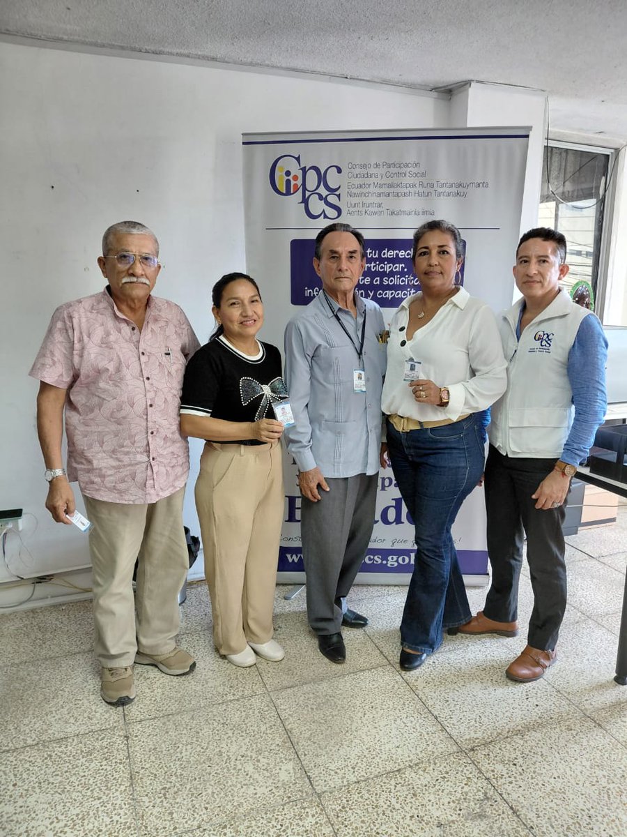 📢 Machala | En cumplimiento del Reglamento de Veedurías Ciudadanas, se registró, capacitó y acreditó la Veeduría para vigilar la ejecución presupuestaria del GAD Municipal de Pasaje. Su funcionamiento inicial será de 12 meses. #ConsejoEnTerritorio